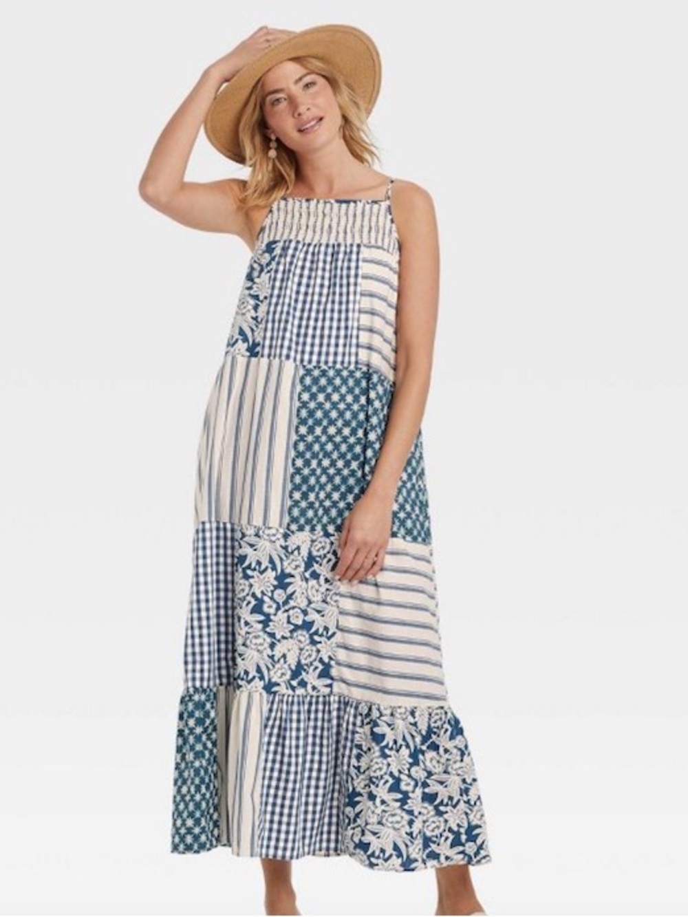 Universal Thread Patchwork Maxi Dress